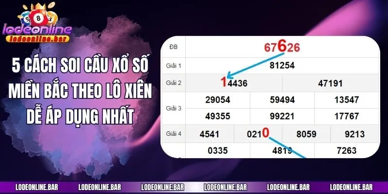 5 Cách Soi Cầu Xổ Số Miền Bắc Theo Lô Xiên Dễ Áp Dụng Nhất