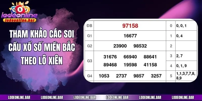 Tham khảo các soi cầu xổ số miền Bắc theo lô xiên